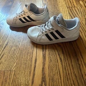 Adidas White and Black Sneakers Classic Design